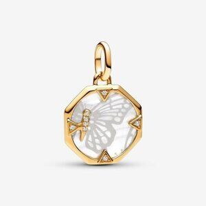 Pandora Pandora ME Pearlescent Butterfly Medallion Charm